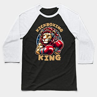 Kickboxing lion Baseball T-Shirt